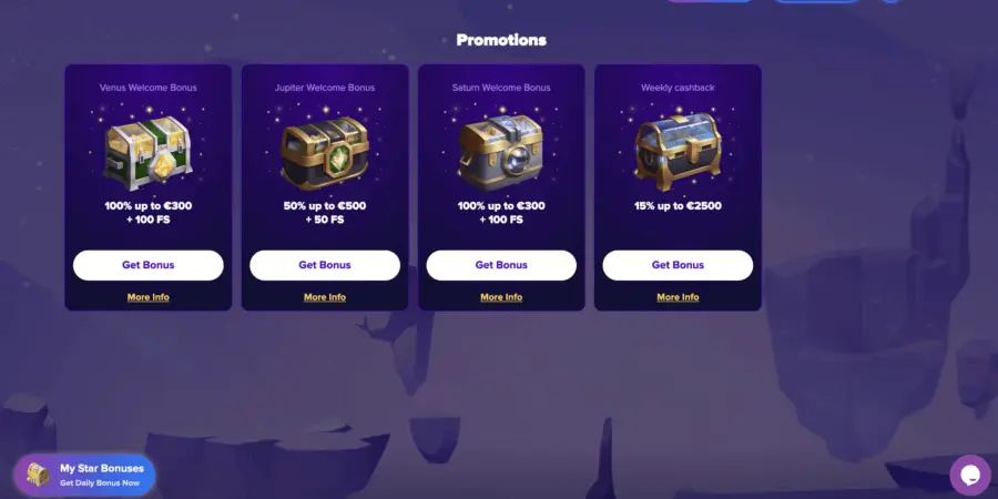 Stelario bonus